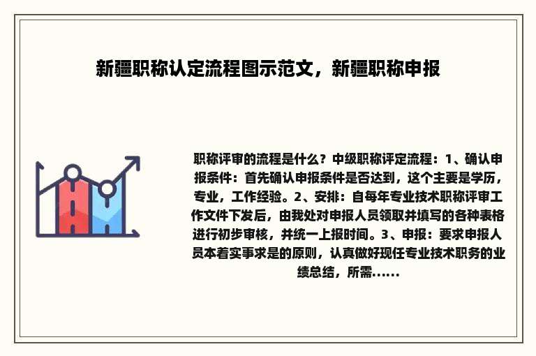 新疆职称认定流程图示范文，新疆职称申报