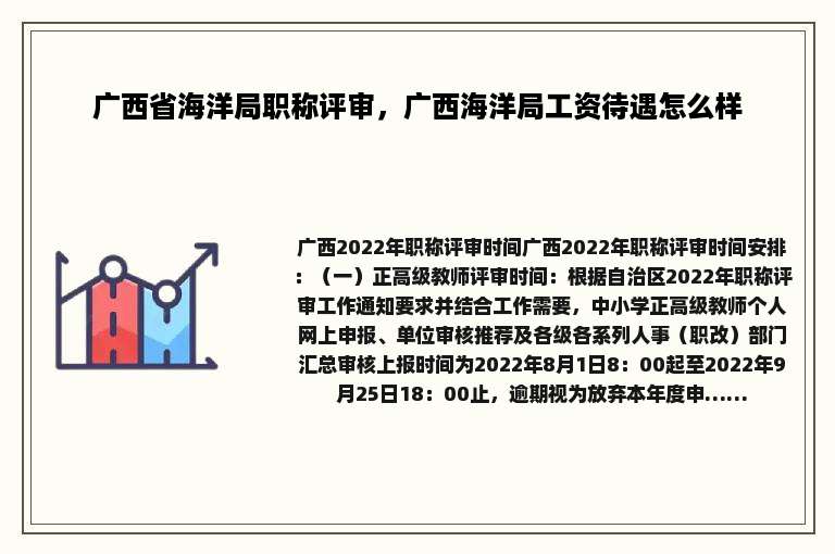 广西省海洋局职称评审，广西海洋局工资待遇怎么样