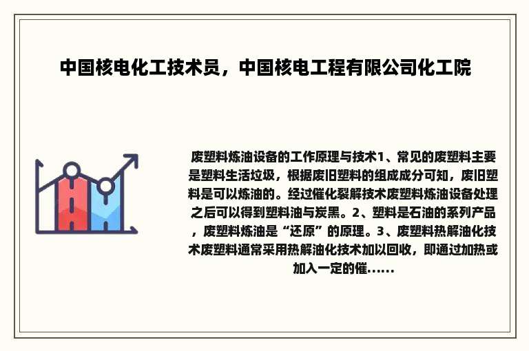 中国核电化工技术员，中国核电工程有限公司化工院