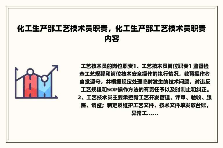 化工生产部工艺技术员职责，化工生产部工艺技术员职责内容