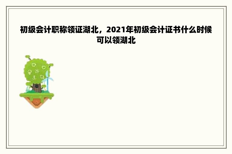 初级会计职称领证湖北，2021年初级会计证书什么时候可以领湖北